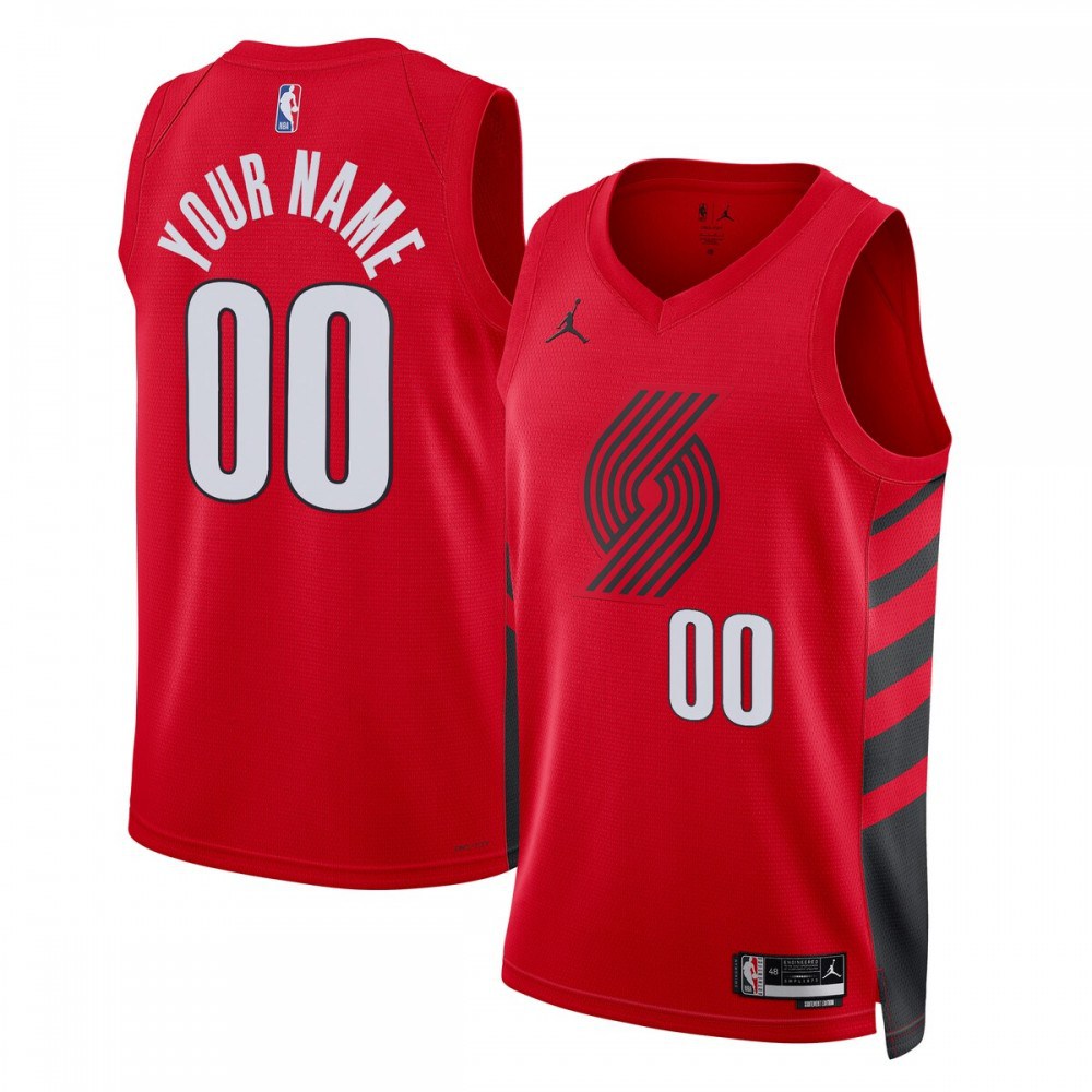 Portland Trail Blazers Jordan Brand Unisex 2022/23 Swingman Custom Jersey - Statement Edition - Red-Pro Kit Vault | Brand New 26/27 Sports Jerseys